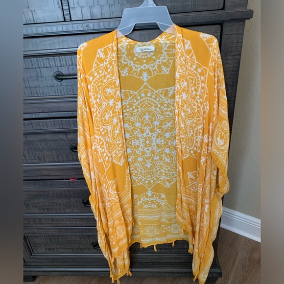 quagga Accessories - 🦩EUC🦩 WOMEN’S BOHO KIMONO COVER UP🦩 ONE SIZE 🦩💛
